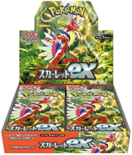 Factory Sealed- Scarlet EX Japanese Booster Box (30 Packs)